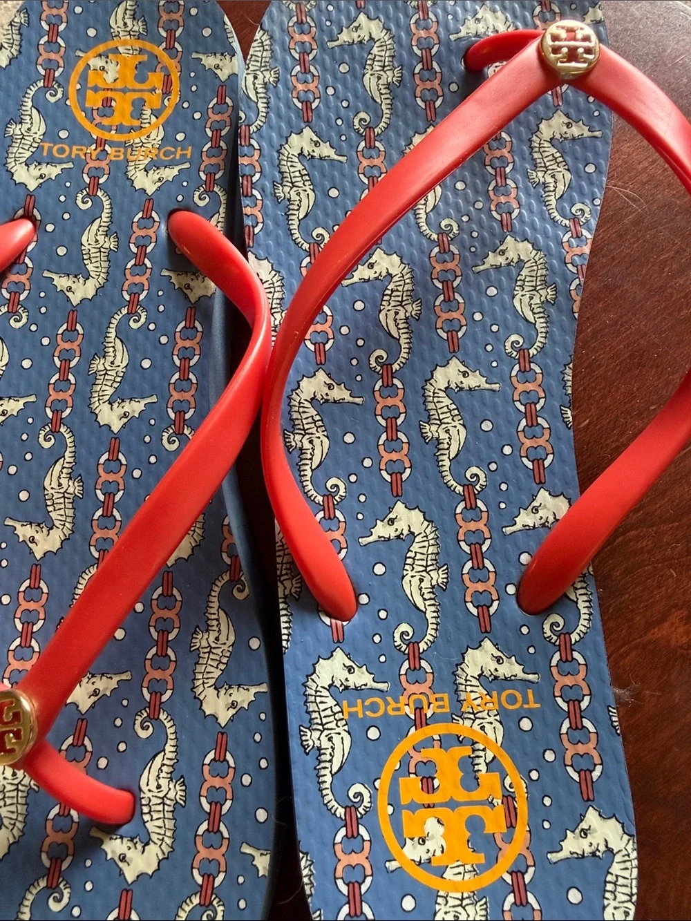 Tory Burch seahorse flip flops - Picture 5 of 7